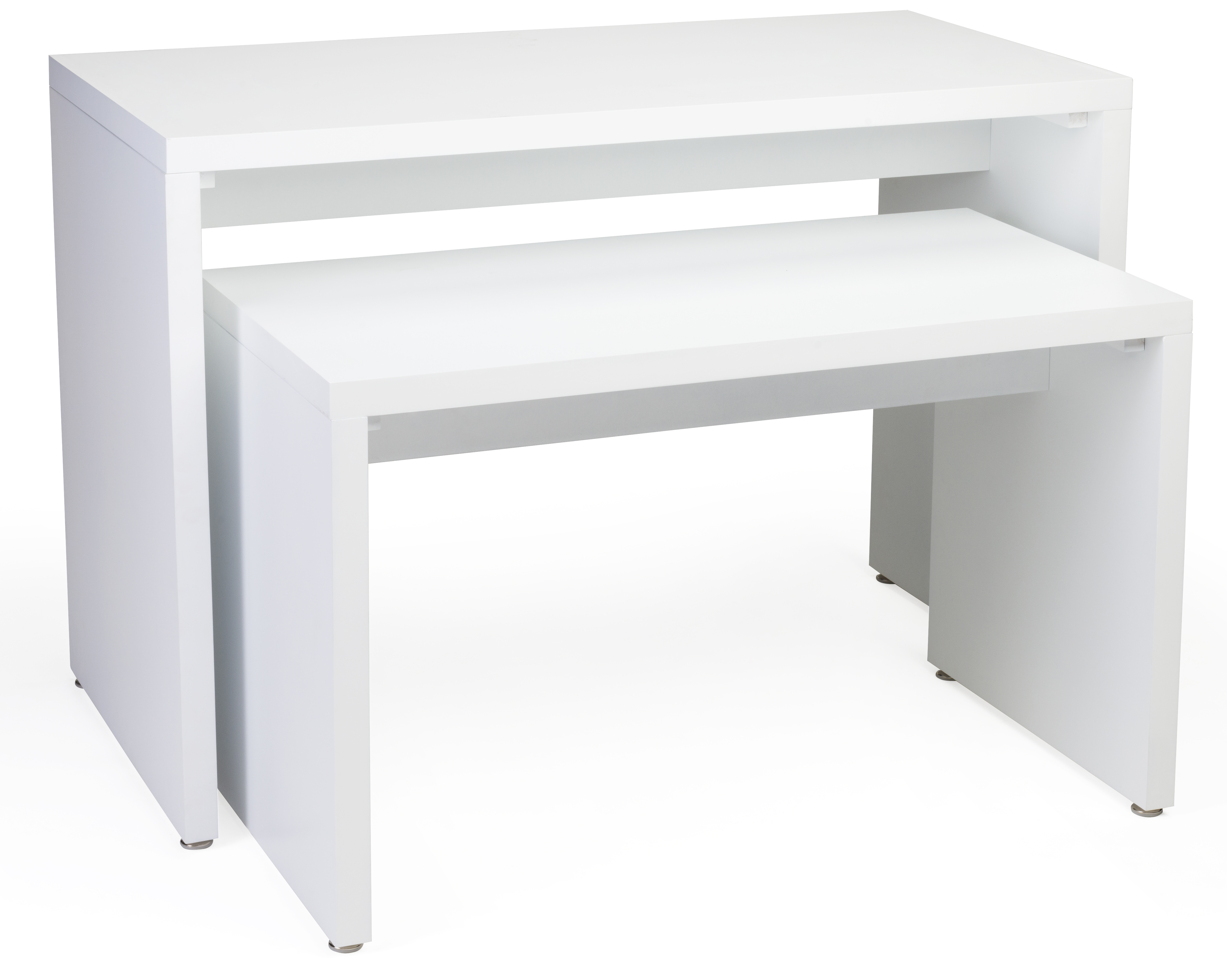 Nesting Retail Display Console Set | Large & Small Paired Tables ...
