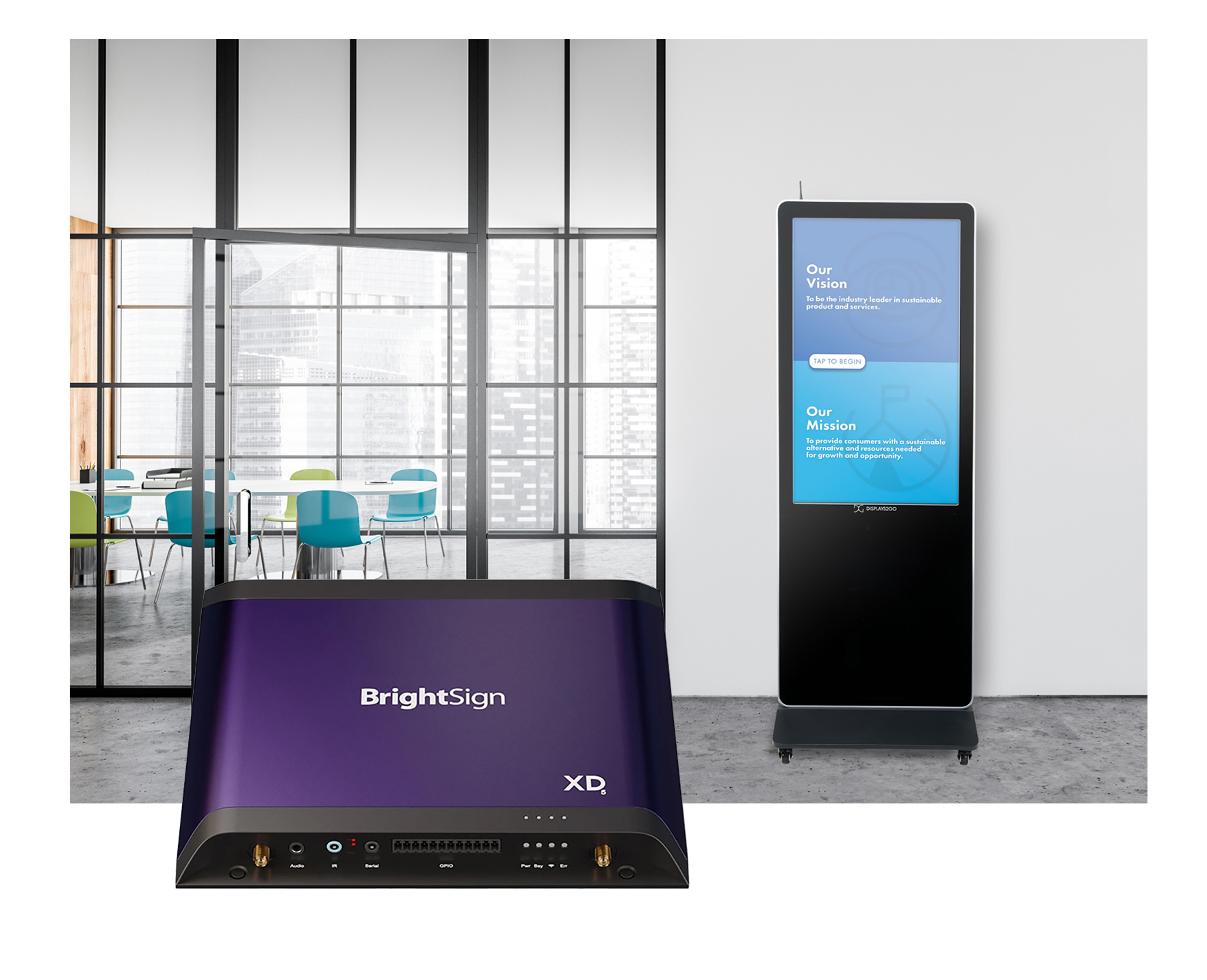 BrightSign XD1036 Touch Screen Media Player | Expanded Player | Displays2Go