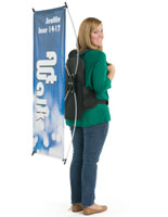 Backpack Banner for Marketing and Advertising