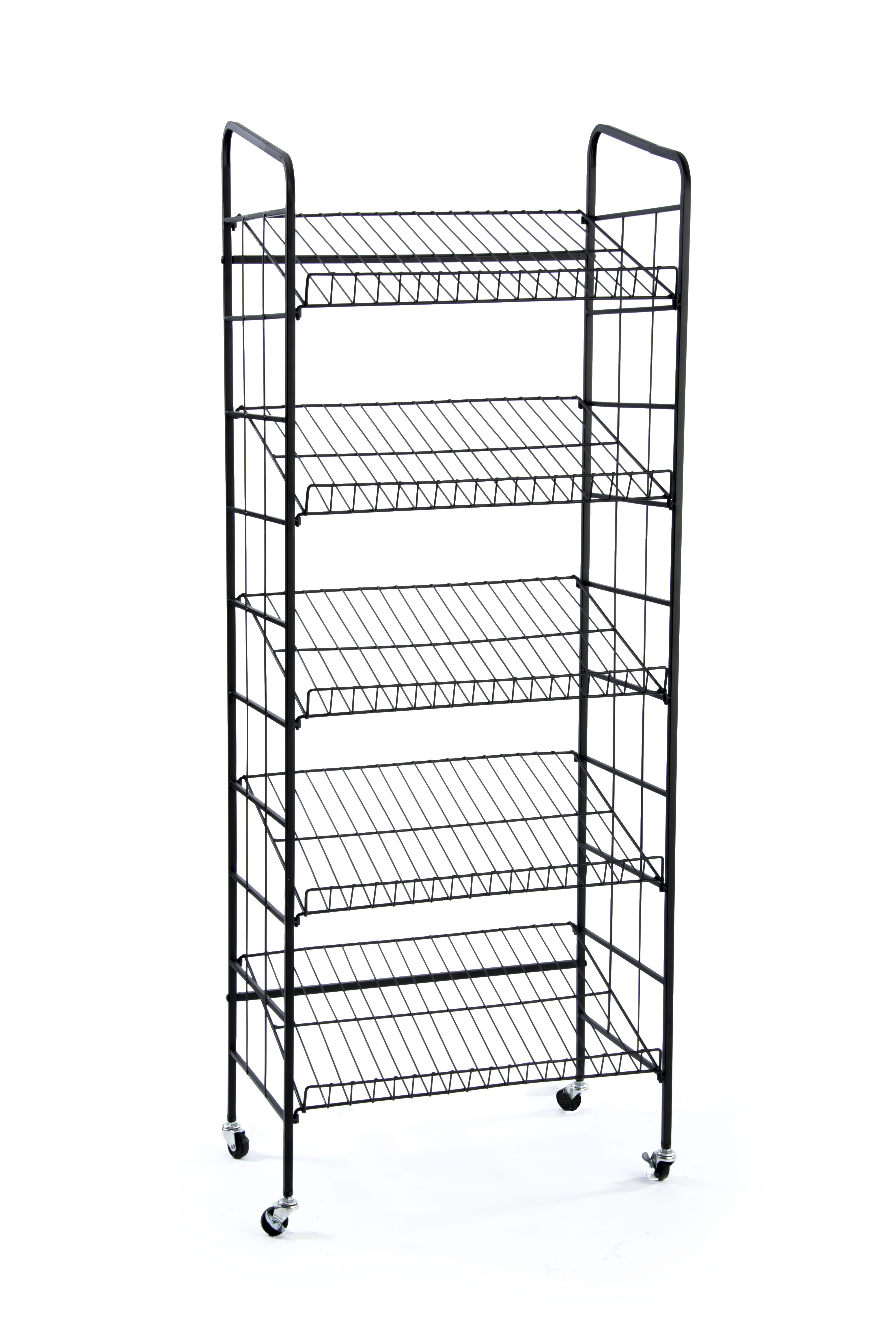 Metal bakers 2024 rack with wheels