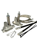 Street Banner Pole Kit Hardware Only 18 inches
