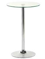 Glass High Top Table