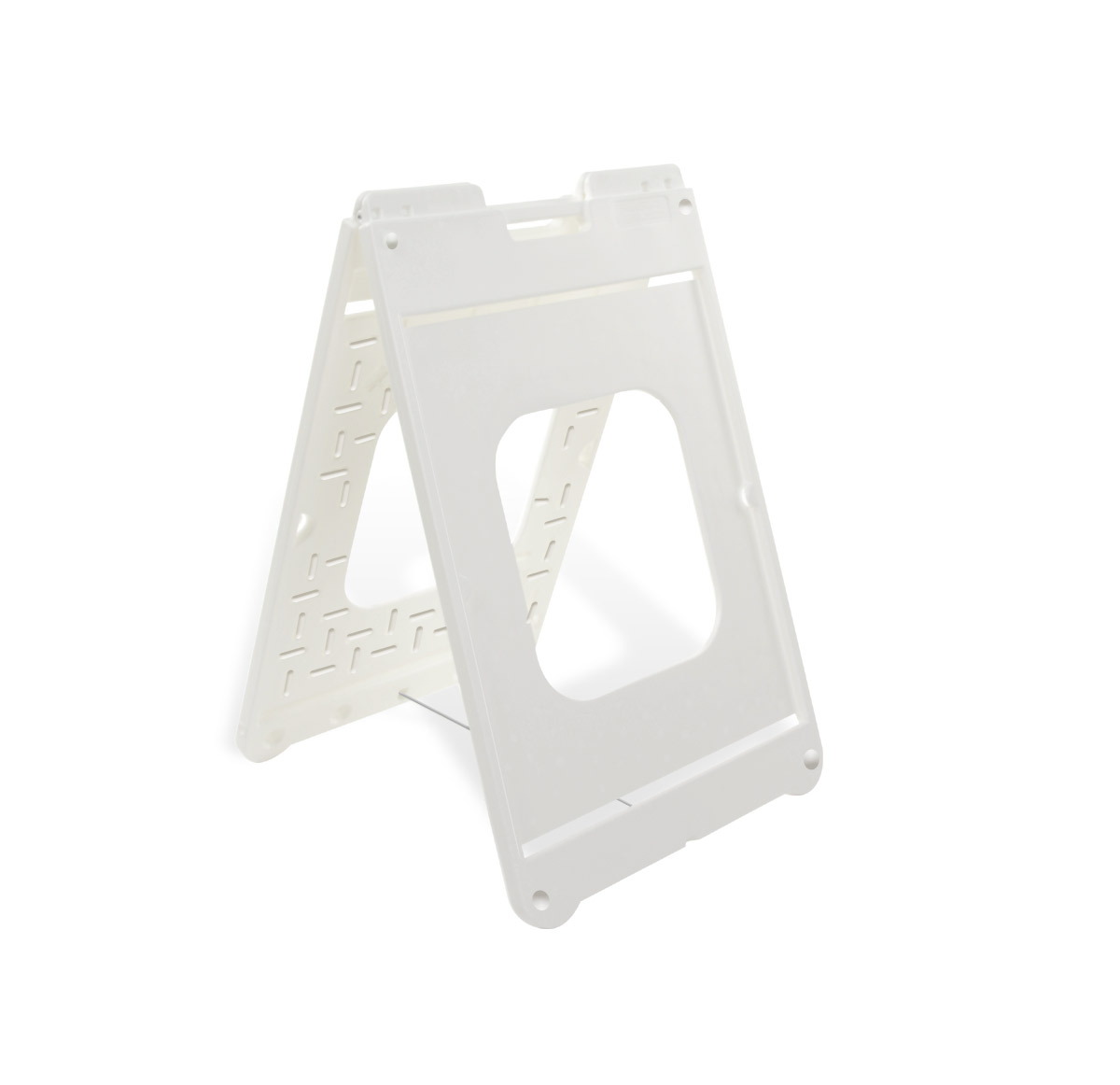 22" x 28" A-Frame Sidewalk Sign Stand, Double Sided, Frame Only - White - Image 2