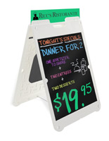Plastic A-Frame Signs