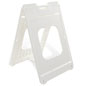 22" x 28" A-Frame Sidewalk Sign Stand, Double Sided, Non-Glare Lenses - White - Image 4