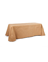 Burlap table cloth made of jute material