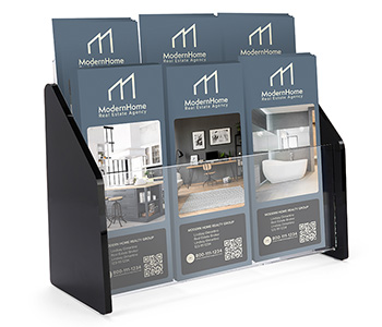 Marketing Holders Slatwall Brochure Holder For 8.5 Inch