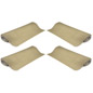 Beige 10’ x 20’ trade show booth carpeting 