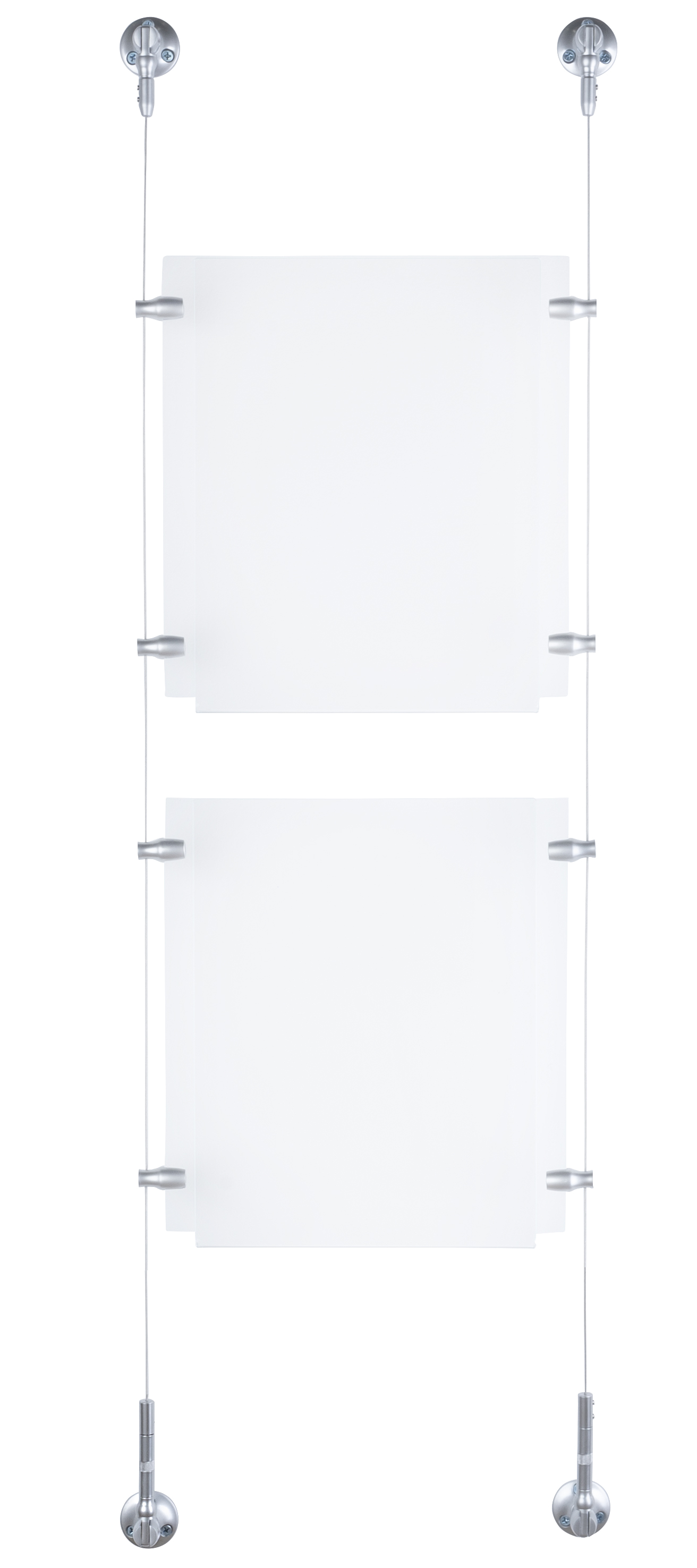 Wall Mount Poster Sign Systems | 8.5 x 11 Sign Grid | Displays2Go