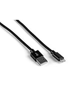 Black Apple MFi certified Lightning cable accessories