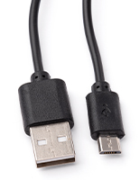 10-Pack micro USB cables with 21" length