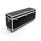 73.5” x 21.5” Oversize trade show storage trunk with hard exterior