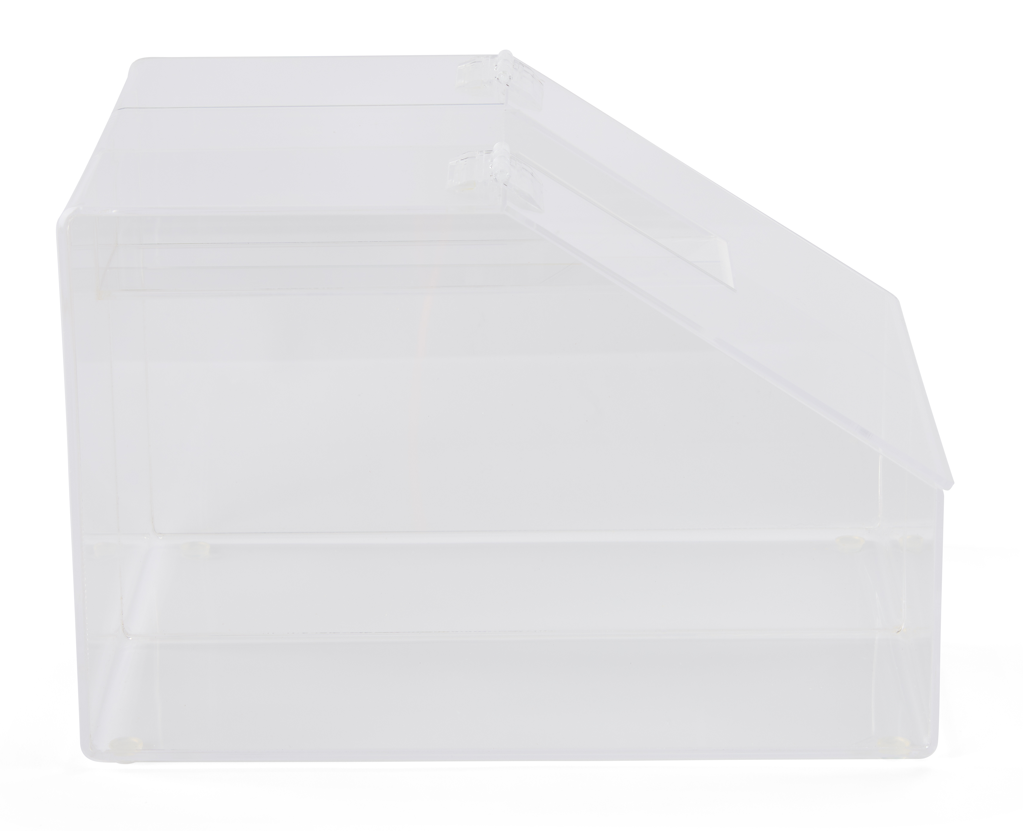 2.5 Gallon Recycled Acrylic Candy Bin, 2 Compartments, Scoop Holder - Image 5