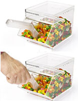 Plexiglass Lucite Clear Acrylic Nesting Candy Bulk Bin Container Box D –  FixtureDisplays