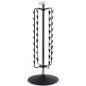 Countertop Merchandise Stand w/ Sign Holder, Rotating, 36 Clips - Black - Image 4