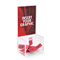 Recycled Acrylic Donation Box, Lockable, 5 x 7 Header - Clear - Image 8