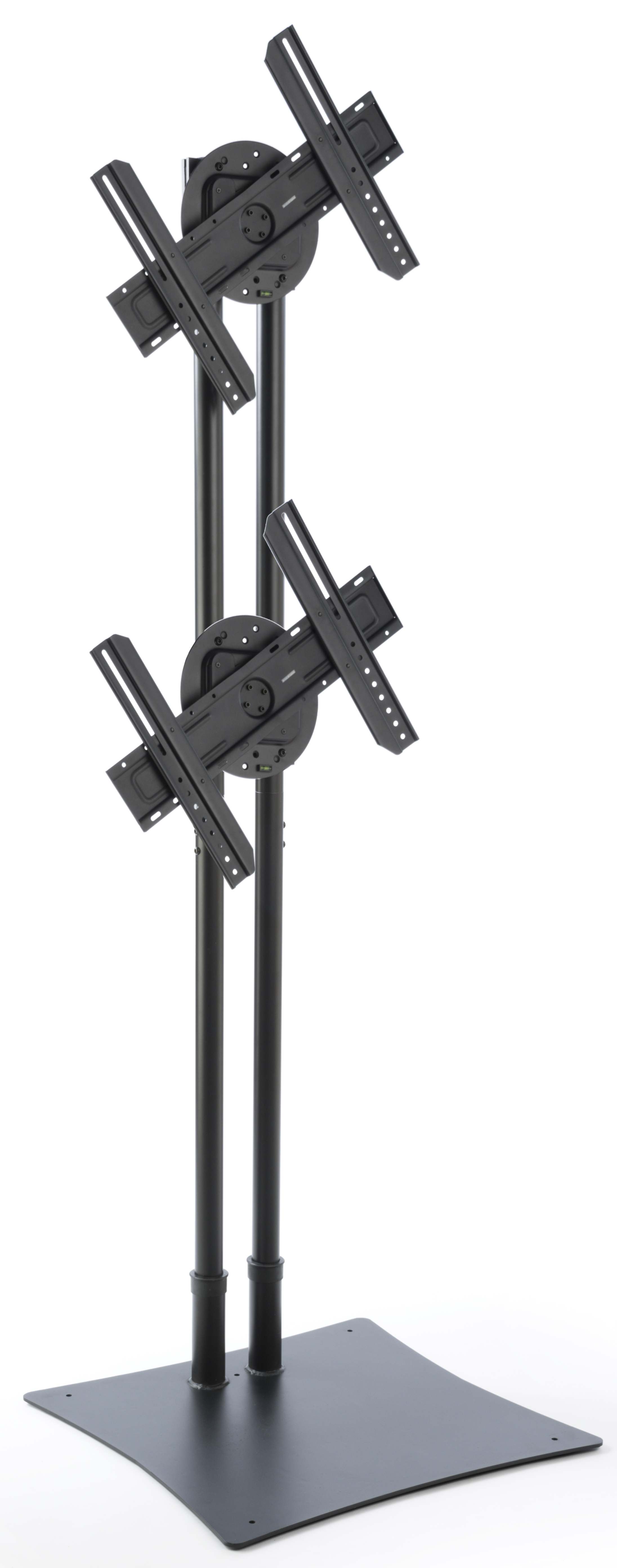 Dual TV Stand w/ 2 Rotating Brackets, Monitors 32” – 70”, Travel Case - BlackDual TV Stand w/ 2 Rotating Brackets, Monitors 32” – 70”, Travel Case - Black - Image 3