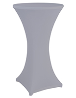 Gray cocktail table spandex cover with wrinkle-free fabric
