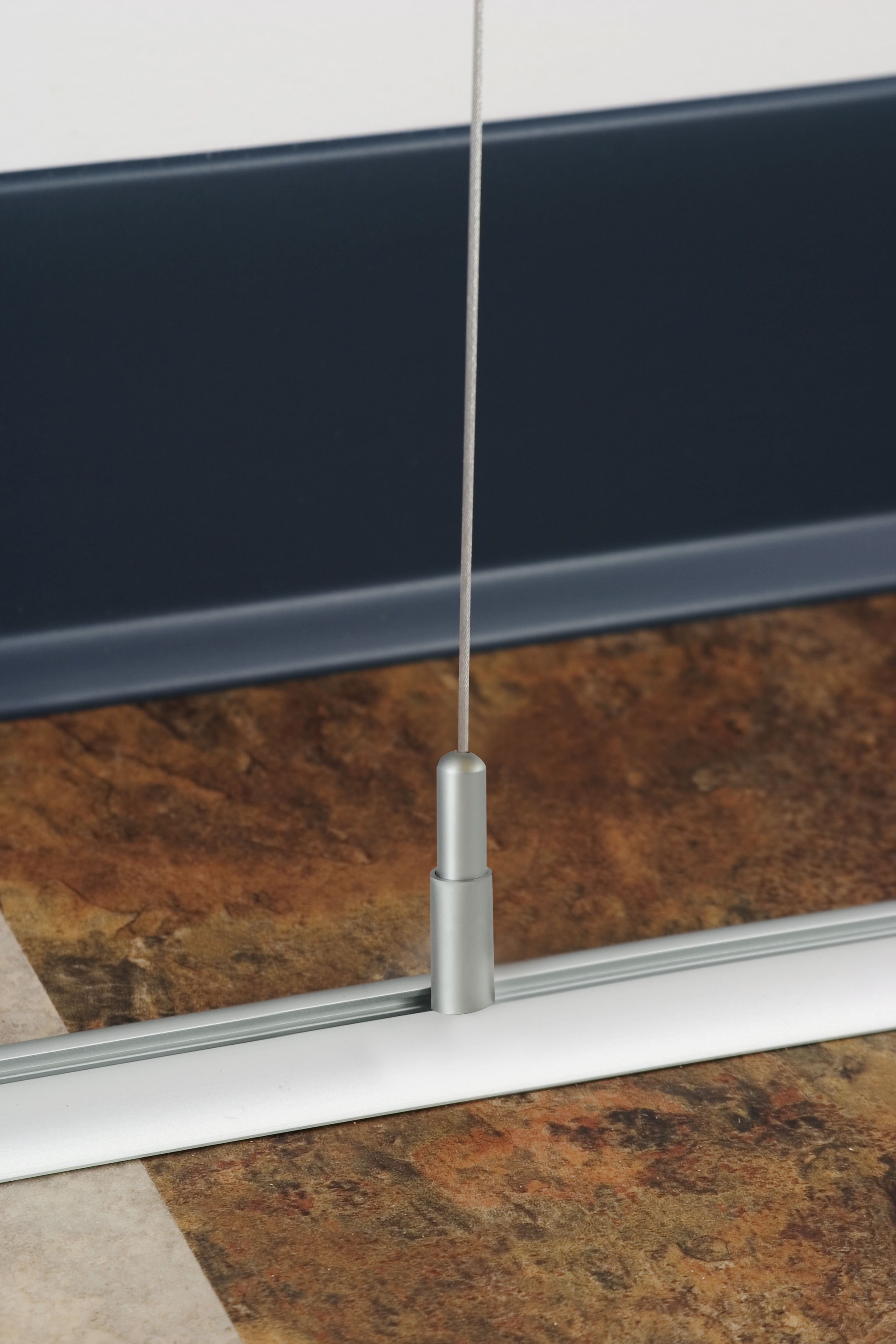 Exhibit Signage On Railing Rail Hanging System | For Ceiling to Floor Signage | Displays2Go