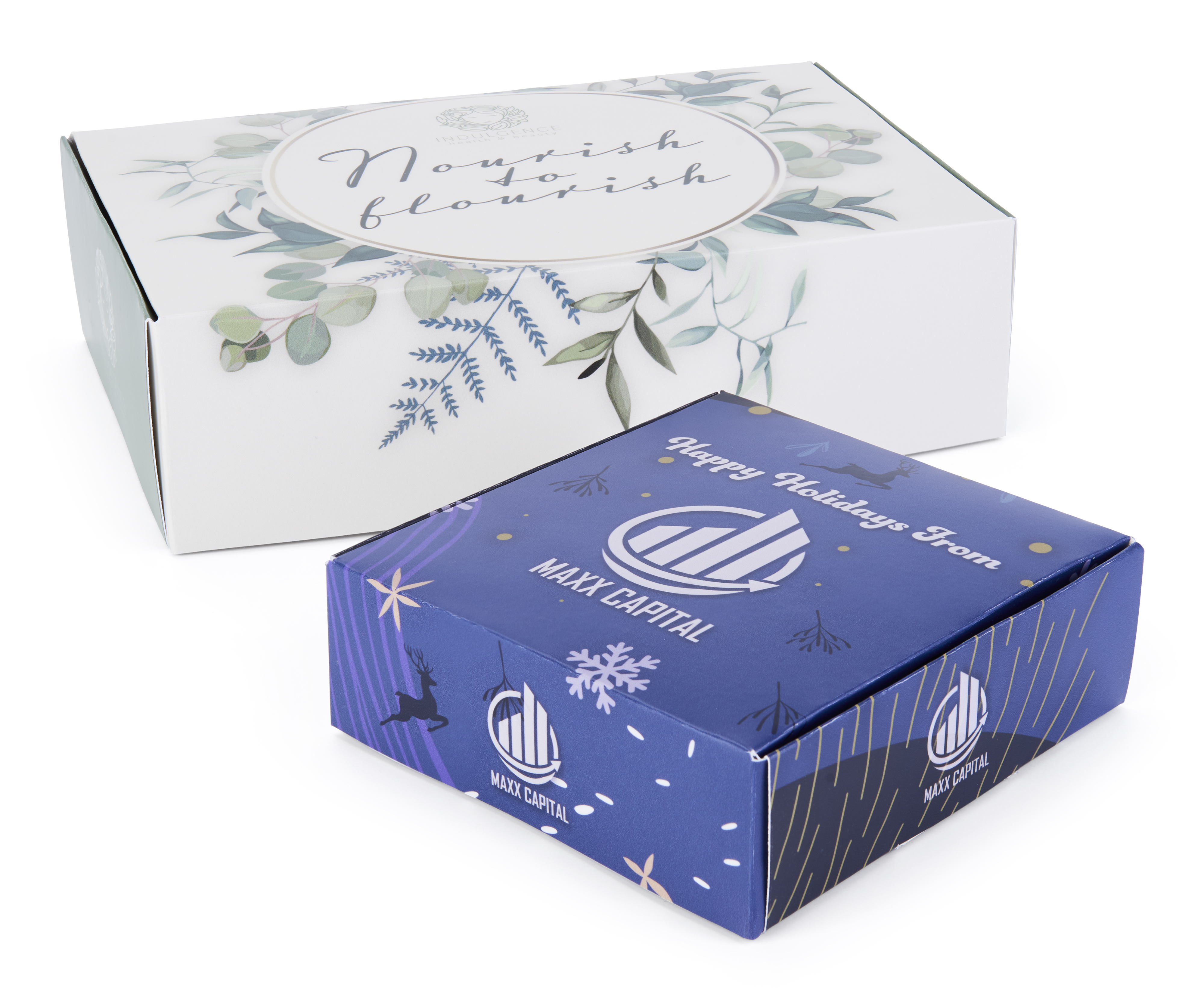Box Design Cardstock Custom-Printed Cardstock Boxes | Recyclable Fold-Over Design | Displays2Go