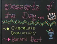 chalk markers used to create a daily specials menu