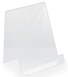 Clear Countertop Easel  Displays 11” x 17” Picture Frames