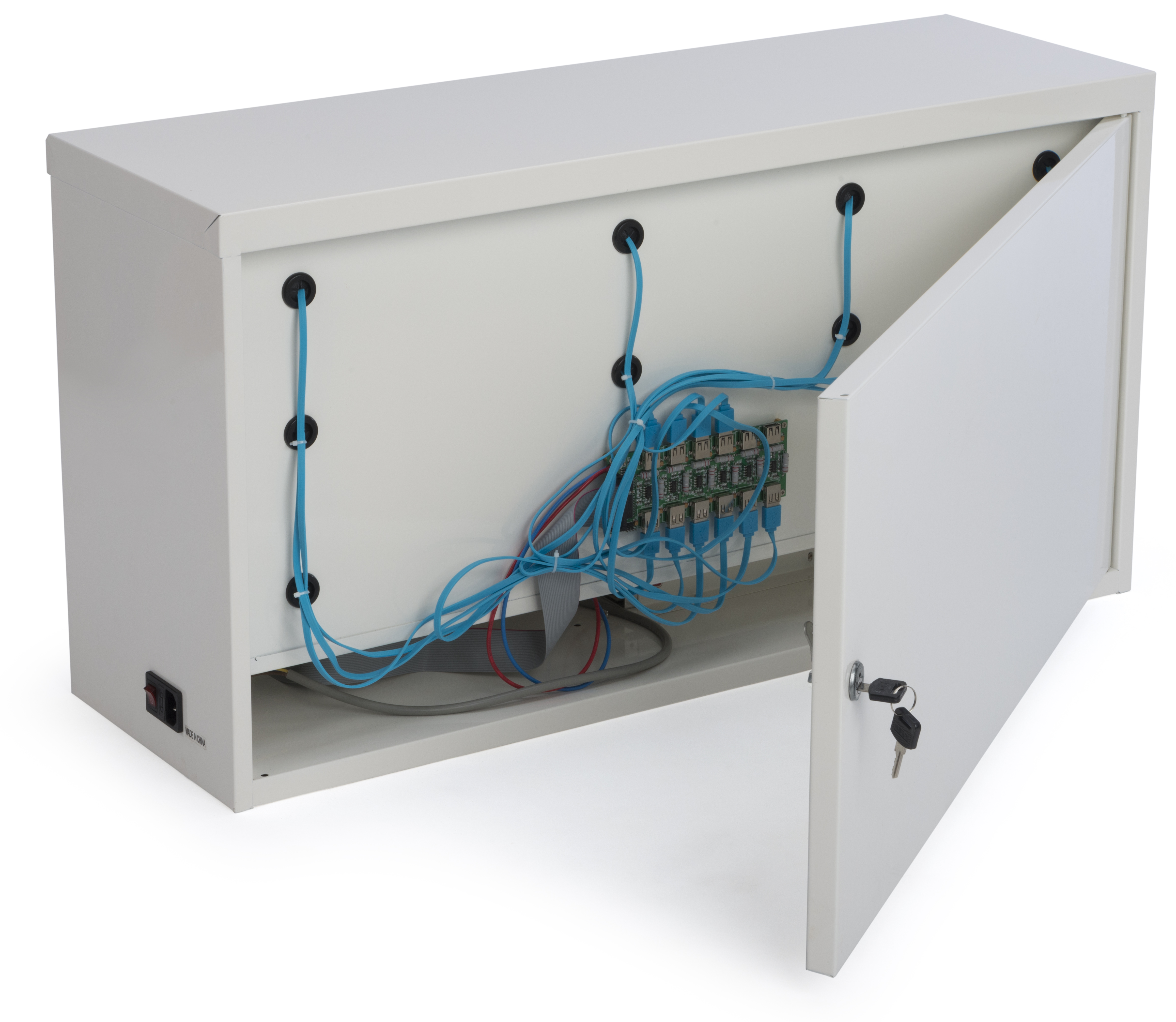 Devicelock Box Mobile Device Locker | Fits Phones & Tablets | Displays2Go