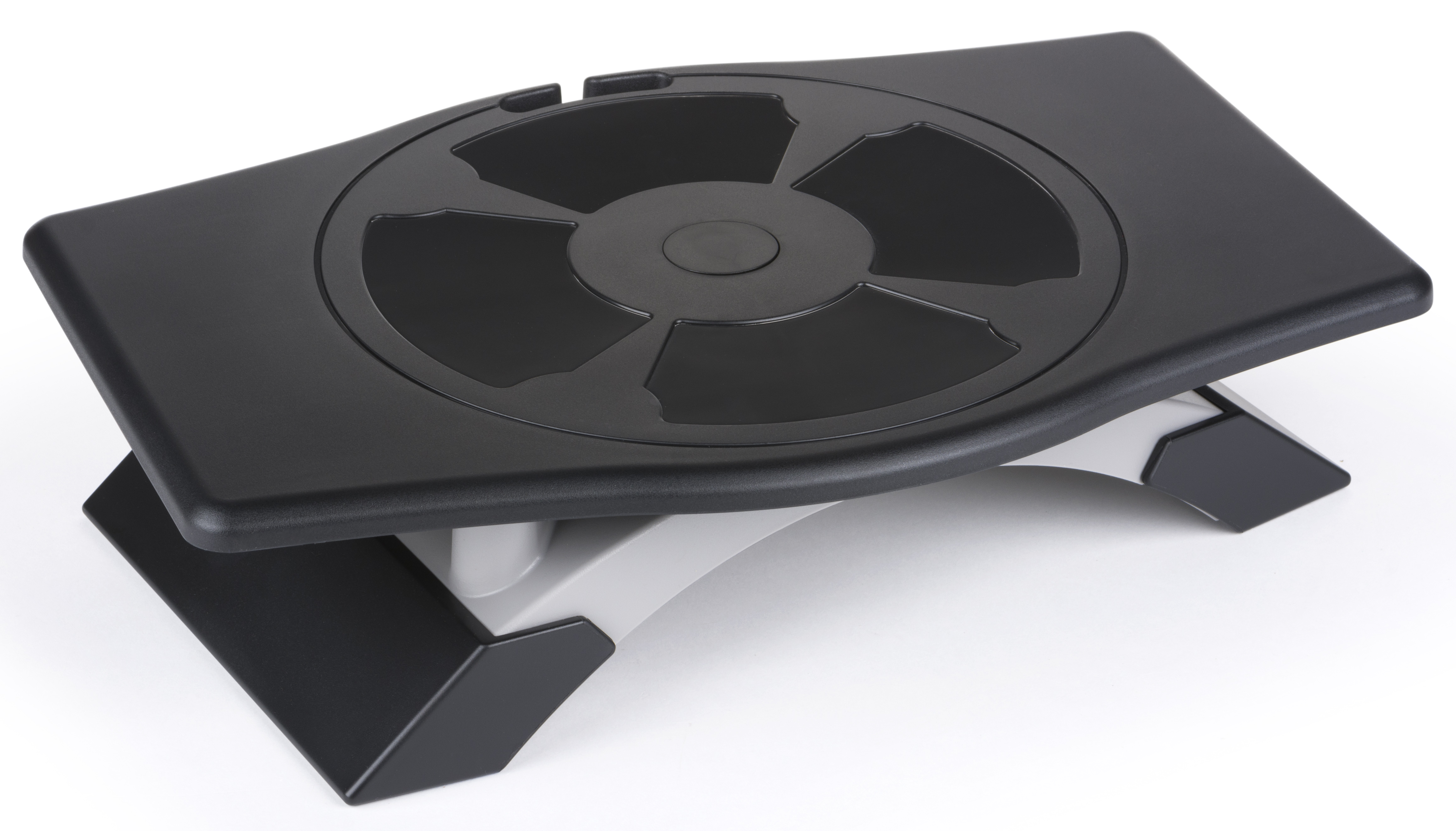 Monitor Stand Riser | 90° Rotating Tray | Displays2Go