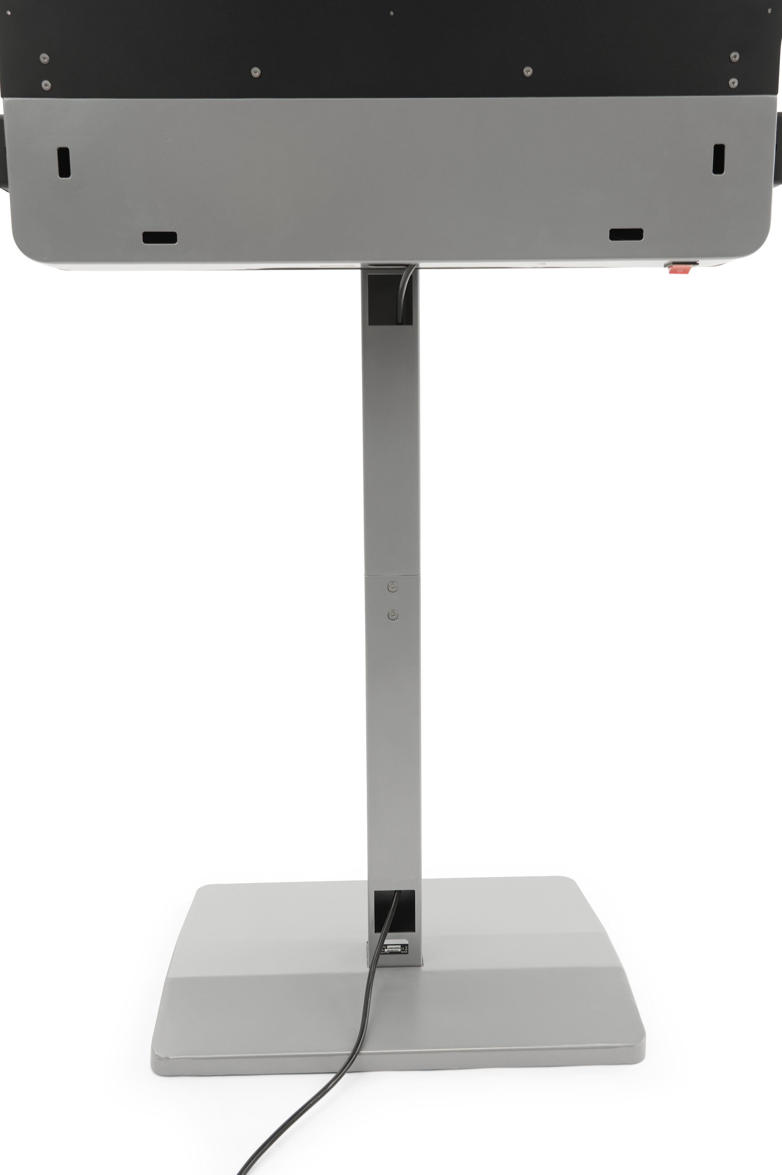 Charging Table for Wall/Floor w/ Custom Graphics, 8 Cables, 2 Wireless Pads - Silver - Image 4