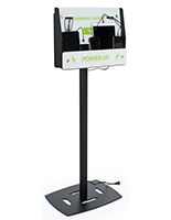 Floor Standing Mobile Charging Stand for Lobbies
