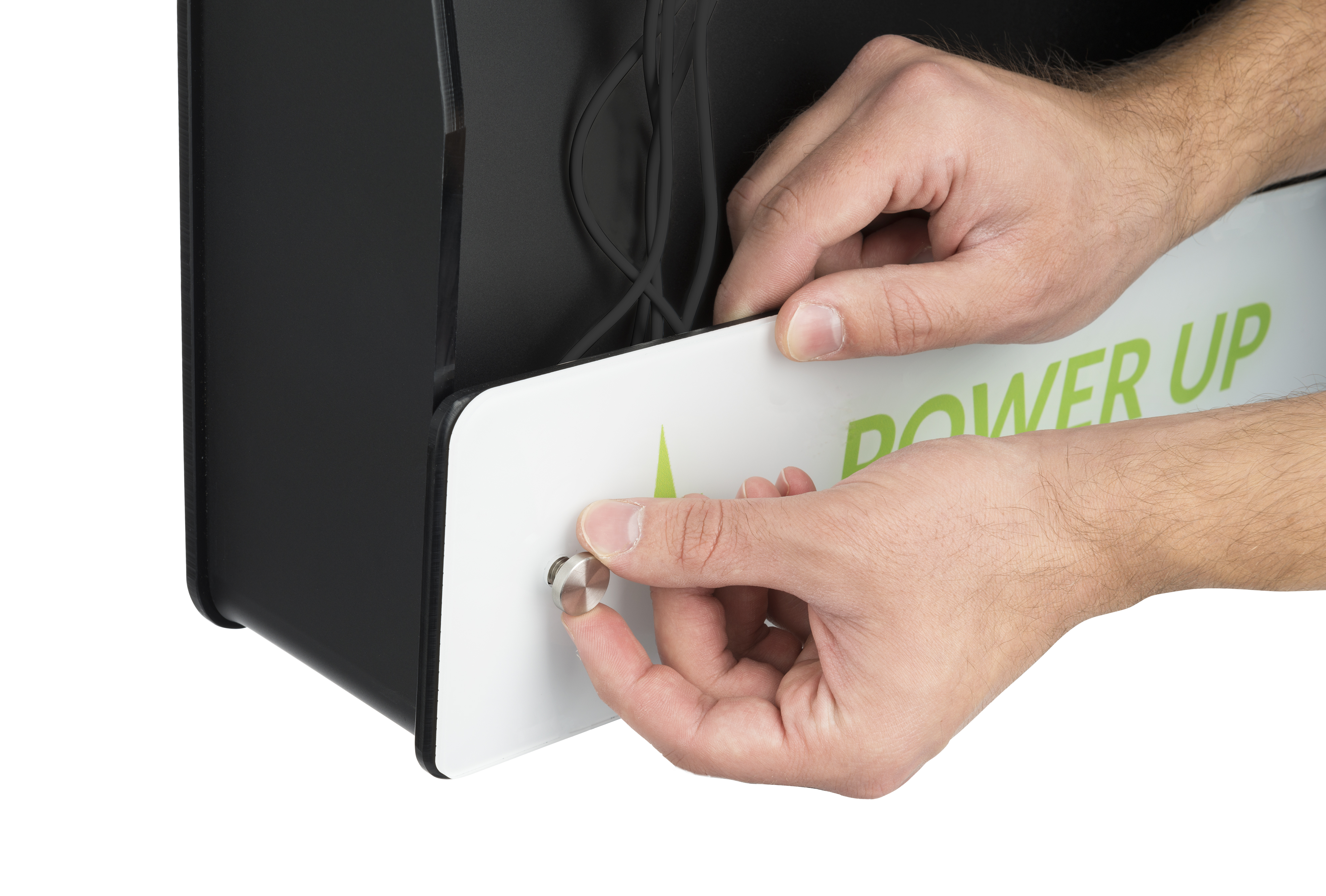 Charging Kiosk for Wall, 10 Cables, 8-Pin Charging & Micro-USB, Custom Graphics - Image 6