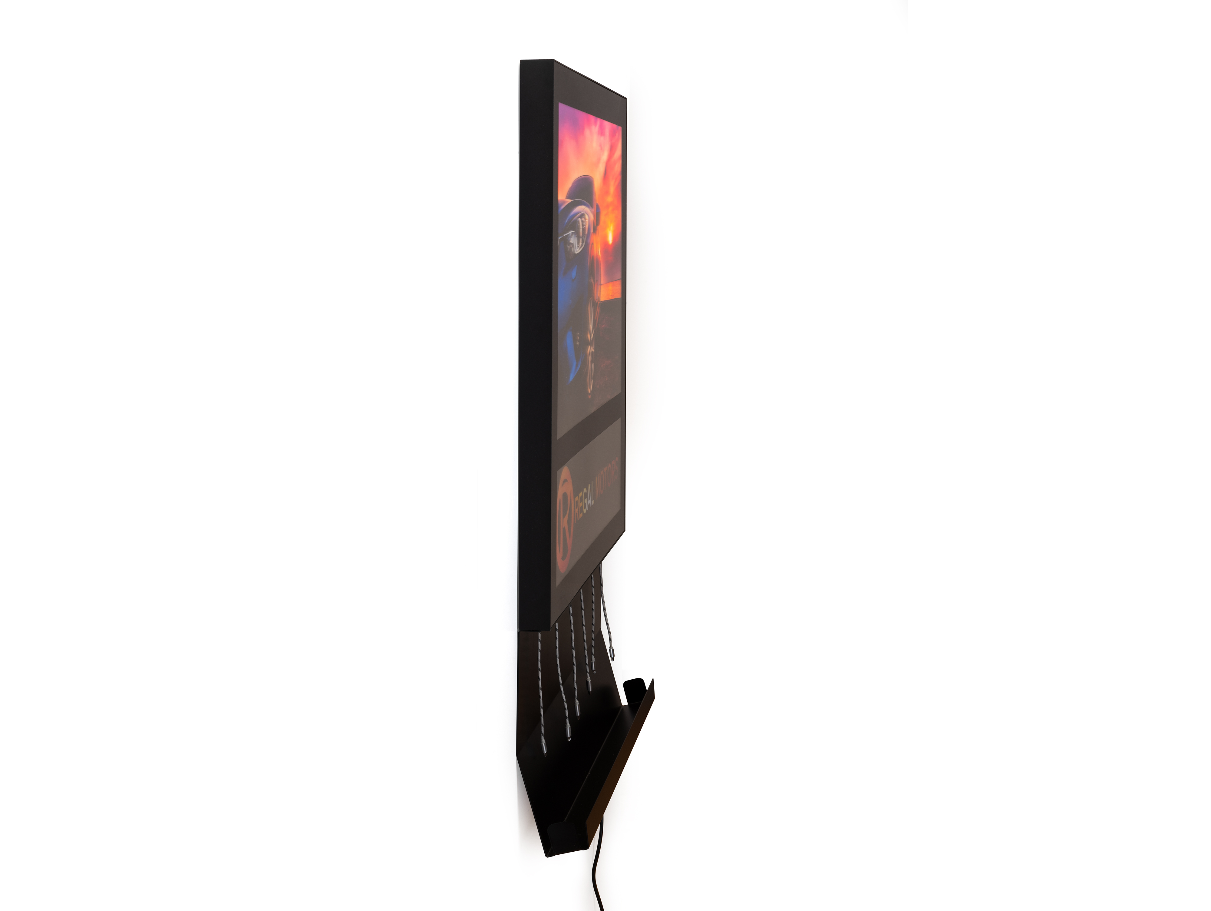 Charging Station for Wall, 6 Cables, 23" x 24" Custom Poster - Black - Image 5