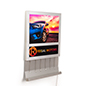 40 inch height  wall mount light box charging station 
