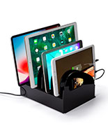 Multi-purpose acrylic charging station for electronics