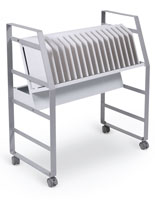 Multiple Tablet Charging Station with wheels