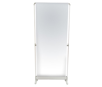 Specialty banner stand hardware