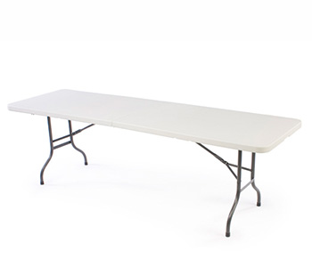 Folding tables for trade shows and expos
