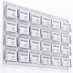 Business Card Racks Tiered Wall And Desk Contact Info Displays