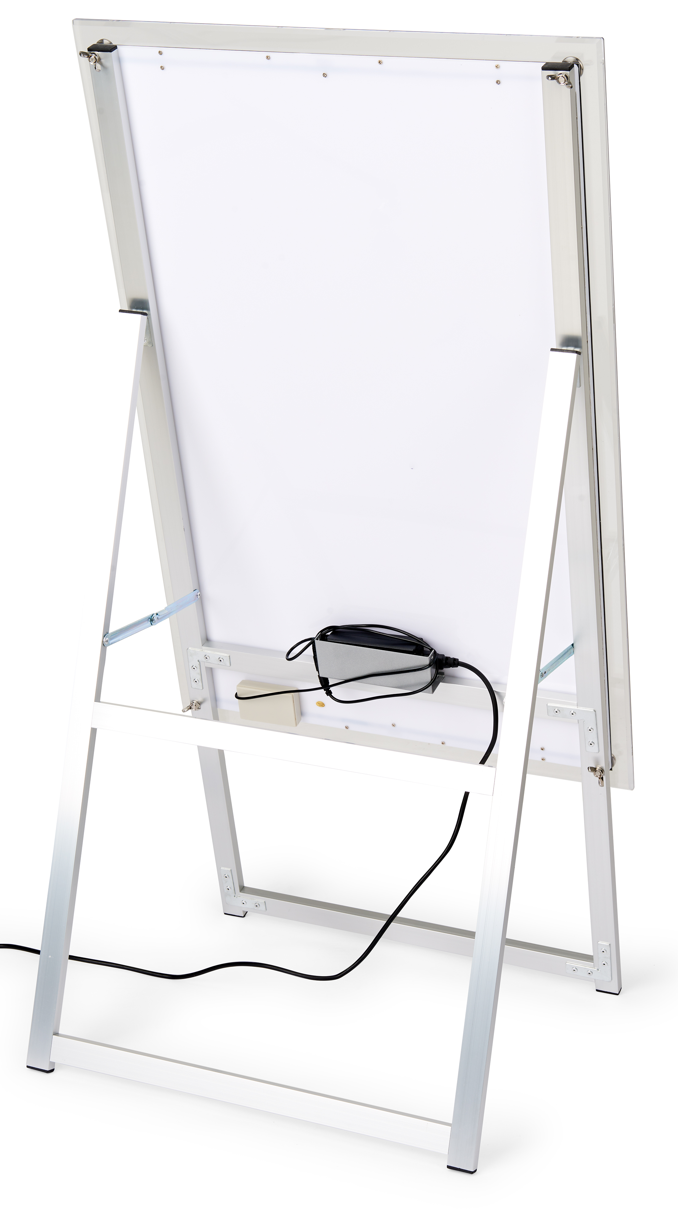 Light Box A-Frame Sign, Multiple Sizes, Color Changing LEDs, Remote Control - Silver - Image 4