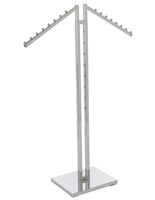 Floor Standing Chrome Waterfall Clothing Rack
