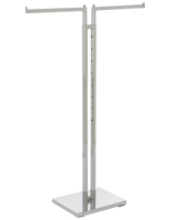 Floor Standing 2-Way Clothing Rack