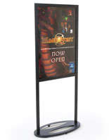 Top Loading Sign Stand