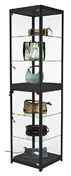 display case tower with wheels