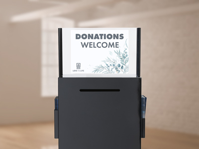Donation boxes