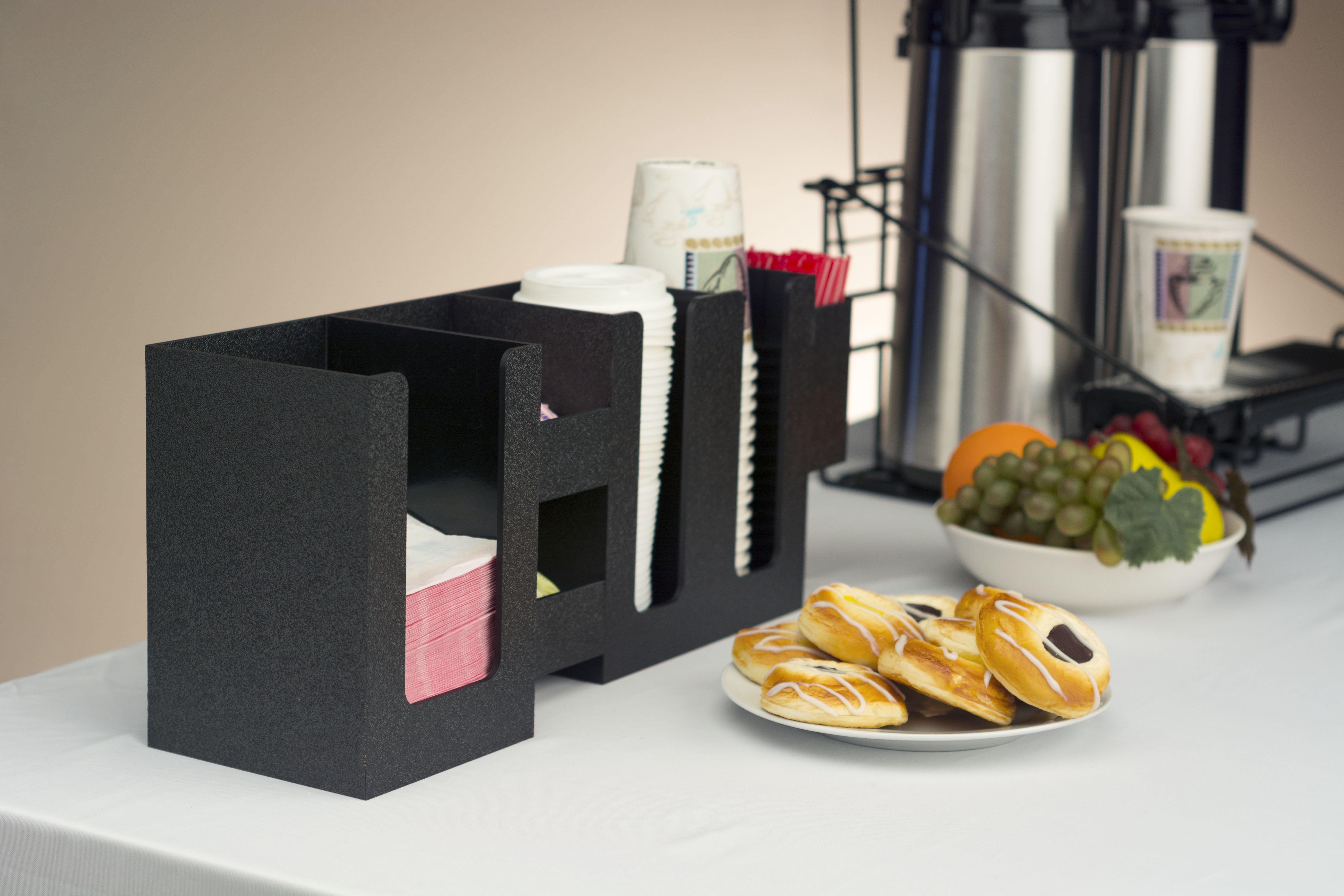 Coffee Condiment Organizer | Tabletop or Wall Mount & (6) Compartments ...