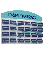 Custom Printed Business Card Rack, Included Template