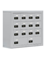 Cell Phone Storage Cabinet with Resettable Combination Locks