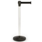 Fillable Clear Stanchion with Black Belt