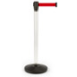 Fillable Clear Stanchion with Red Belt