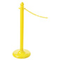 Rust-Proof Yellow Plastic Post Stanchions